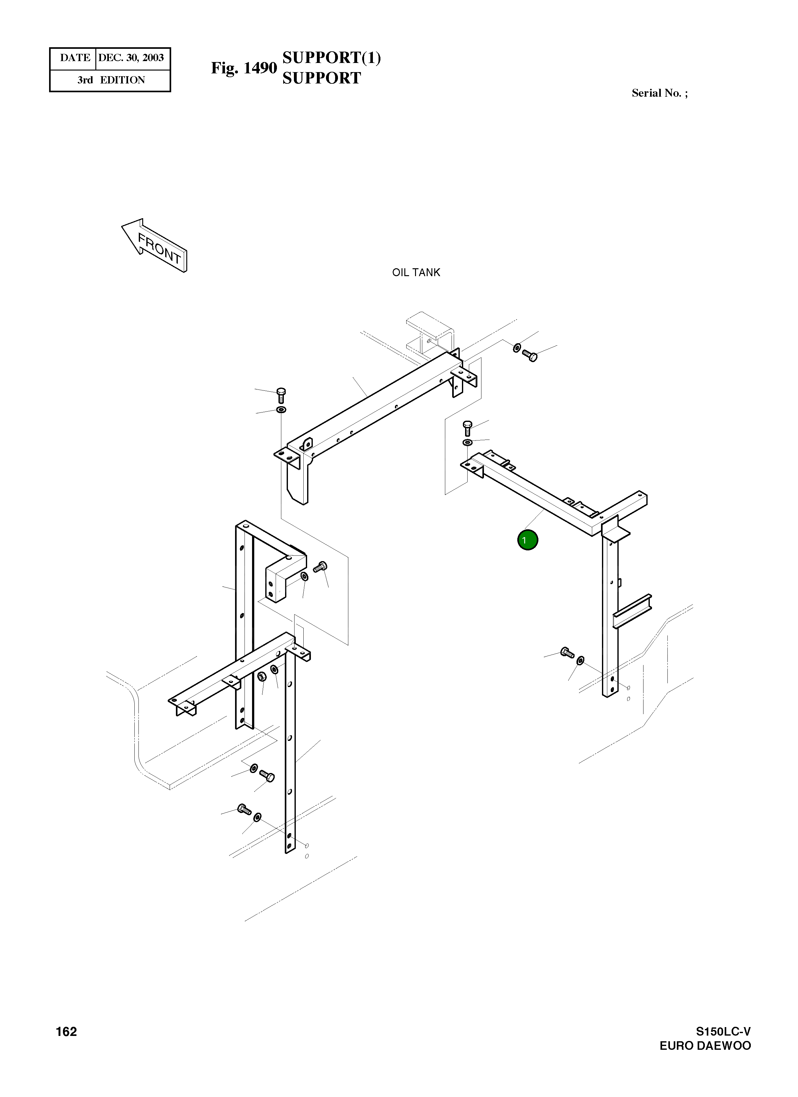 Опора 2197-1561A Komatsu