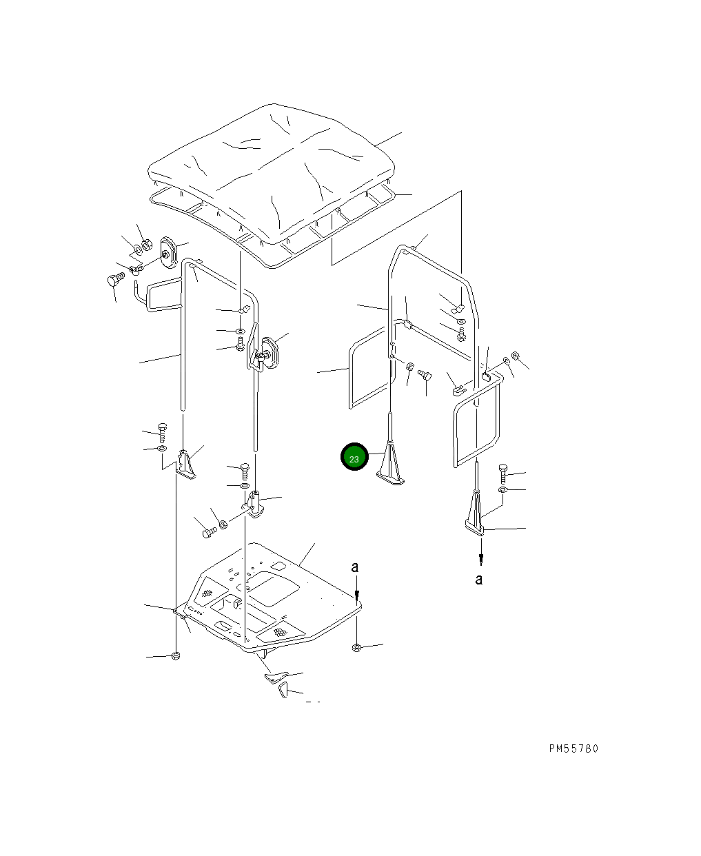 Кронштейн 234-956-1130 Komatsu