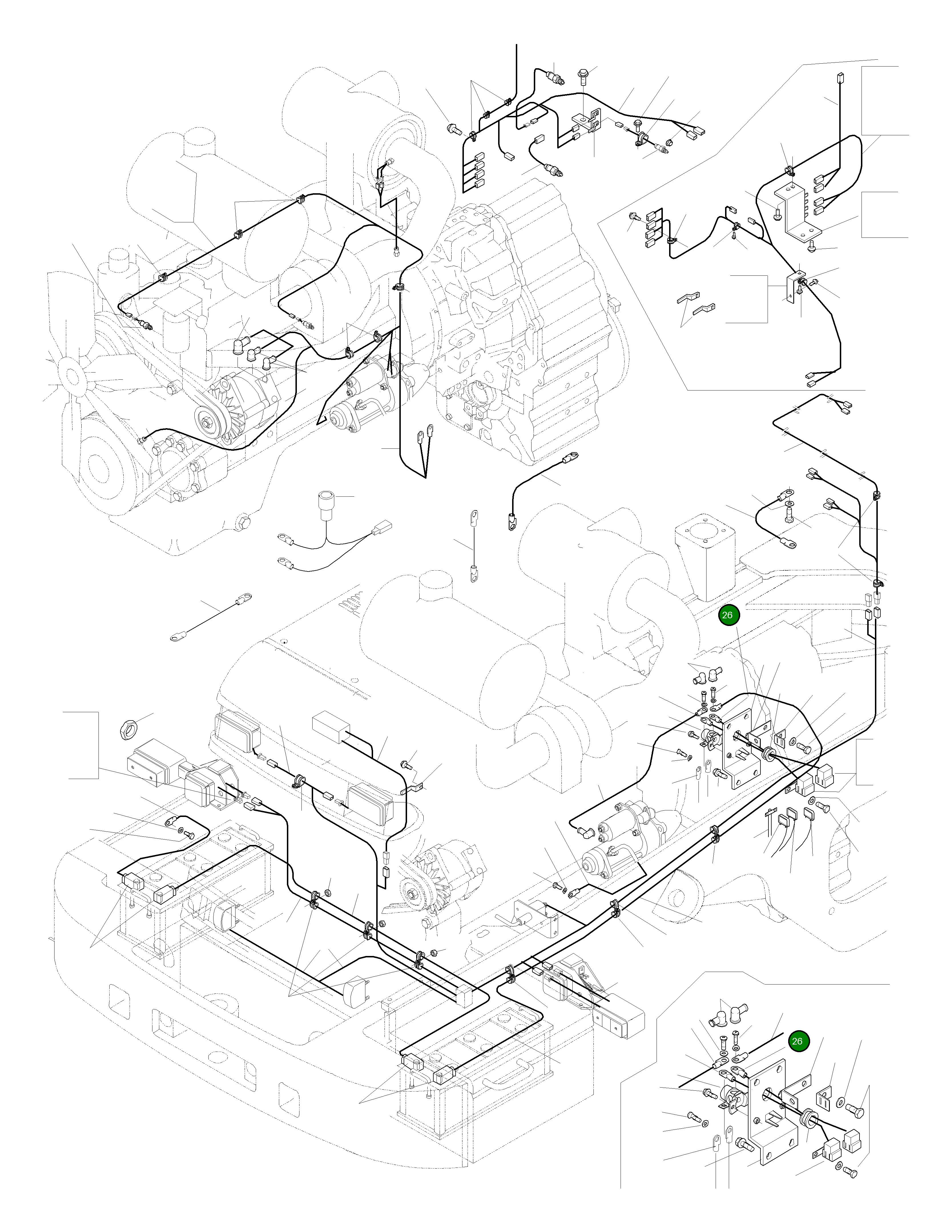 Линия 423-06-H2350 Komatsu