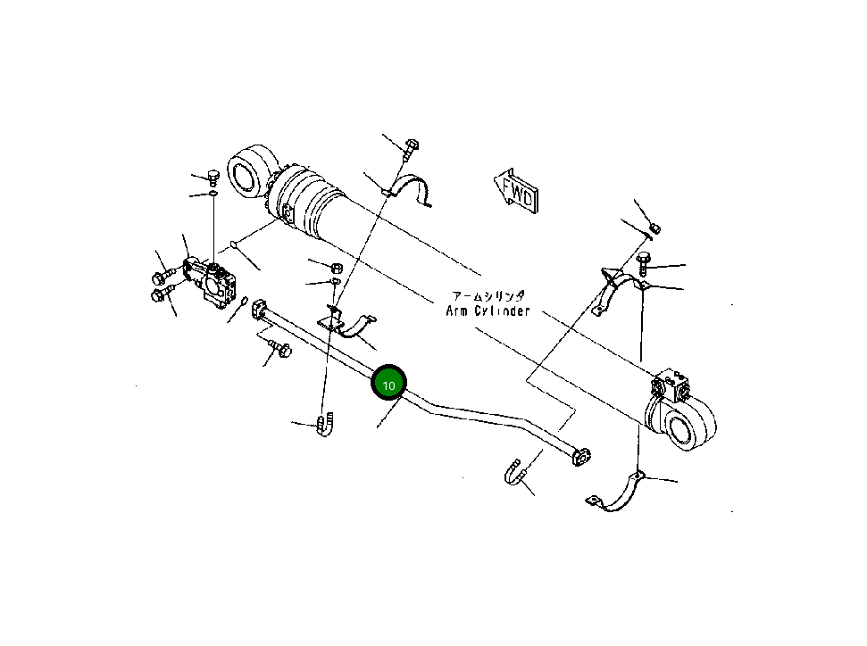 Кронштейн 7078822740 Komatsu
