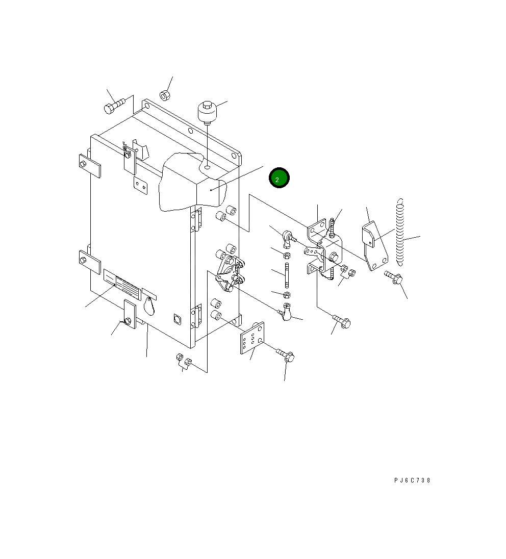 Контроллер 7818-51-7001 Komatsu