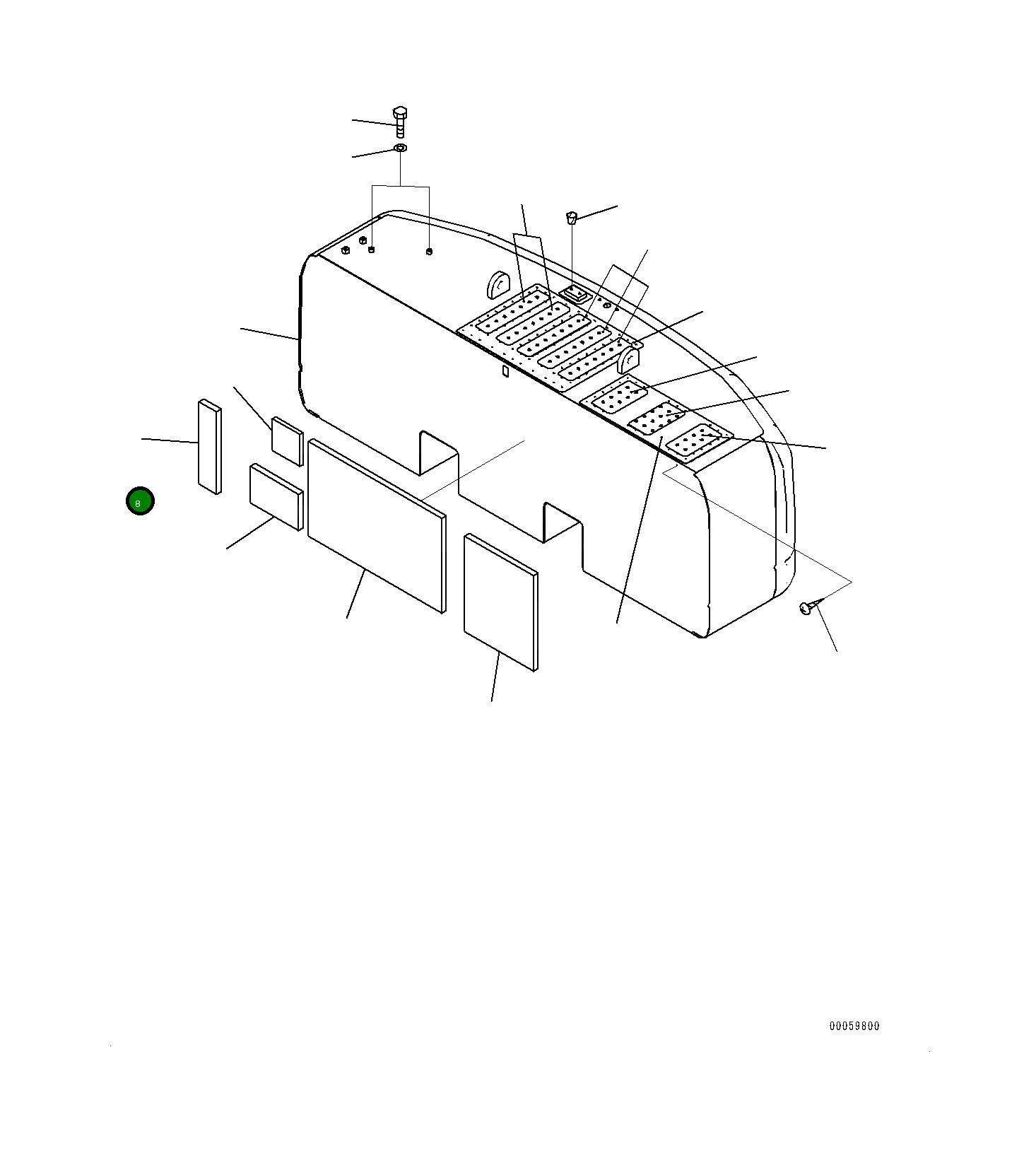Лист 208-46-74270 Komatsu