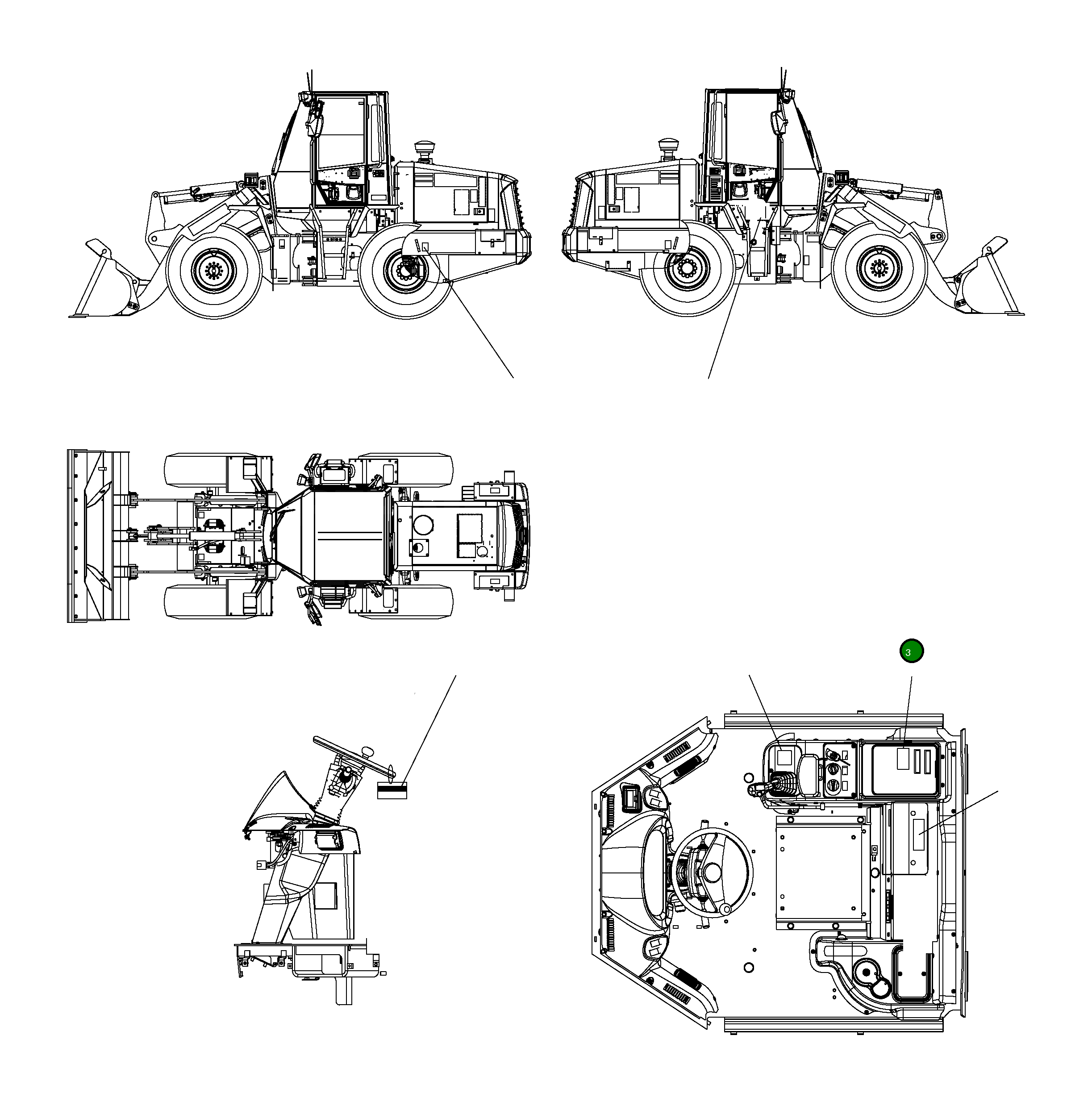 Наклейка 418-V00-H141 Komatsu