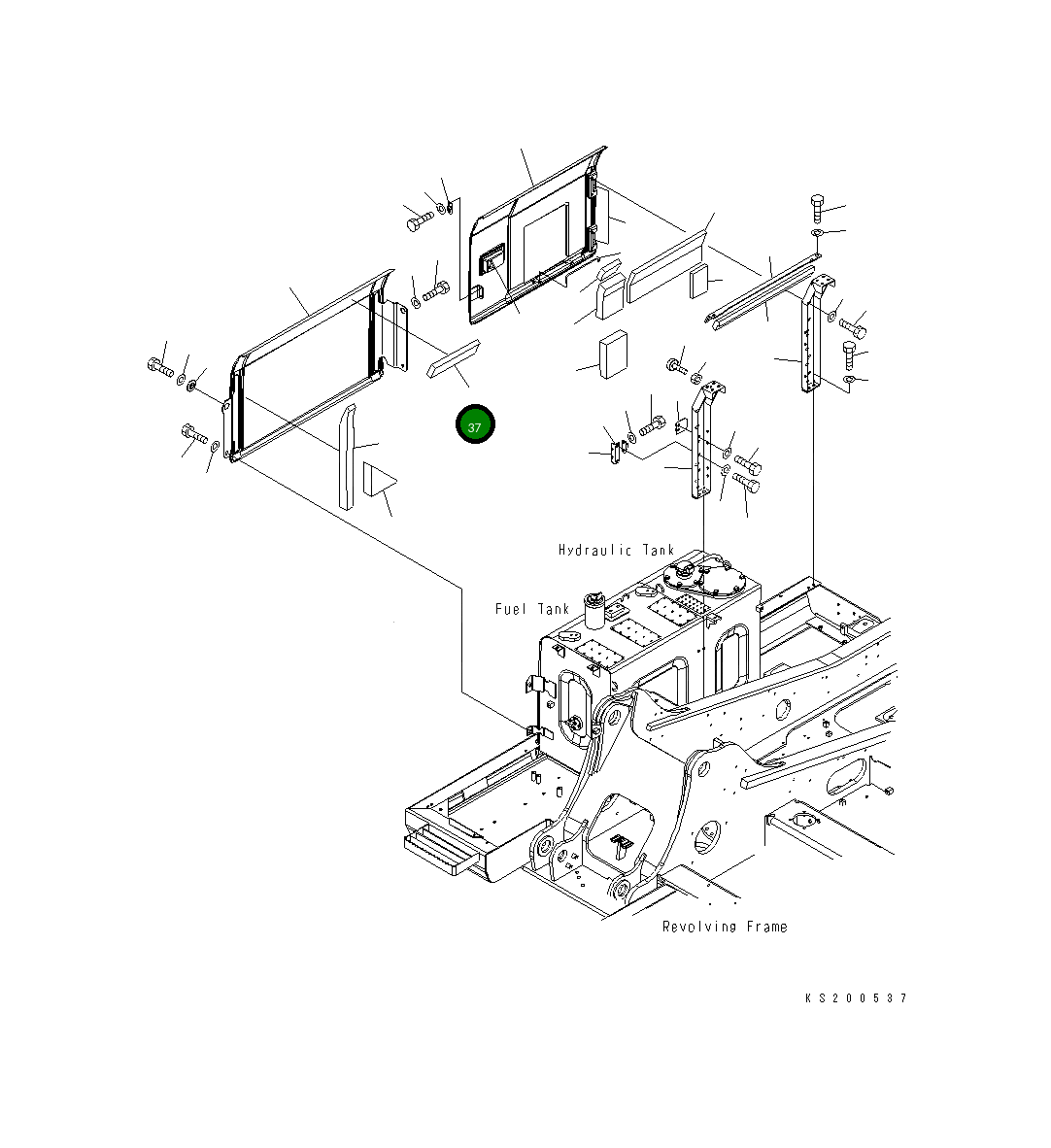 Лист 20Y-54-K6050 Komatsu