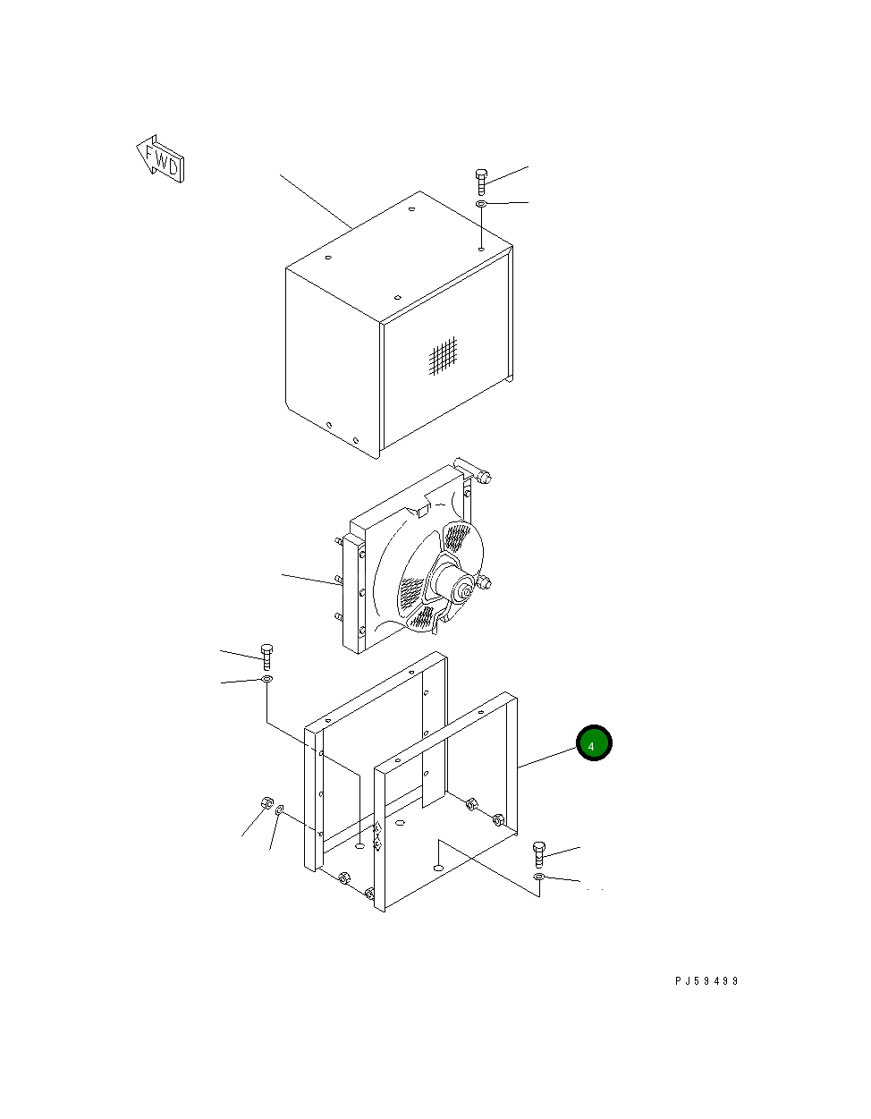 Кронштейн 23A-809-2541 Komatsu