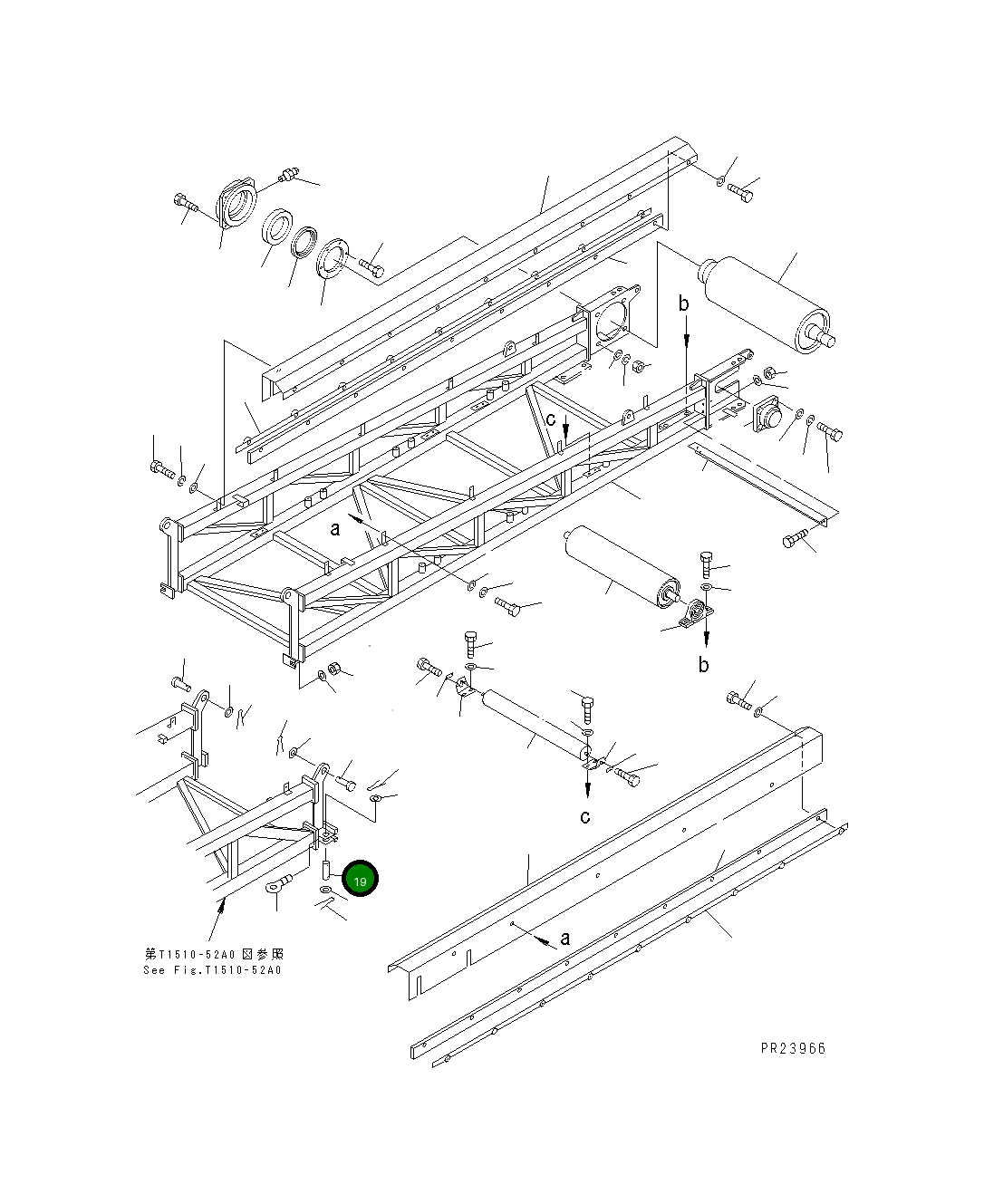 Палец 232-40-55210 Komatsu