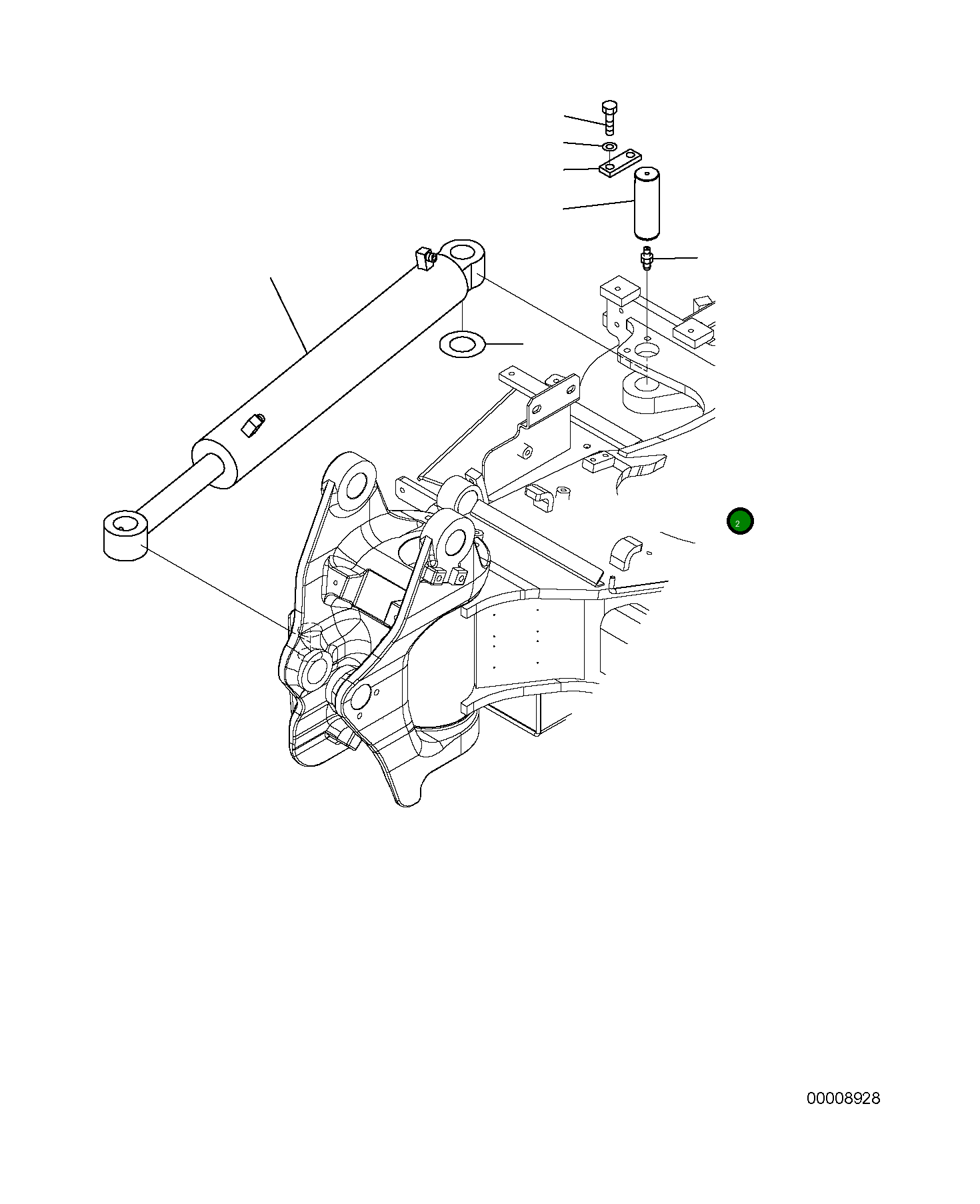 Палец 22L-70-21310 Komatsu