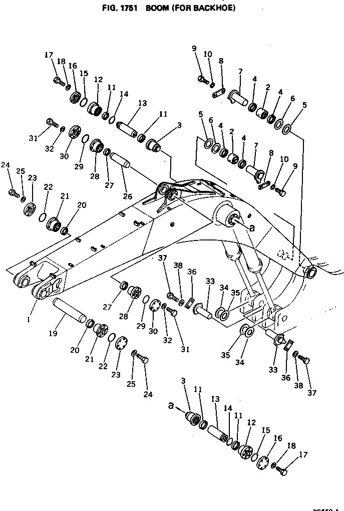 Палец 209-70-11170 Komatsu