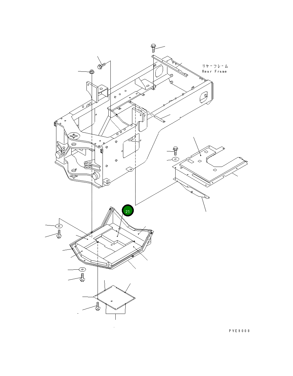 Лист 416-Z97-2550 Komatsu