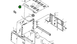 Капот 418-54-A1210 Komatsu