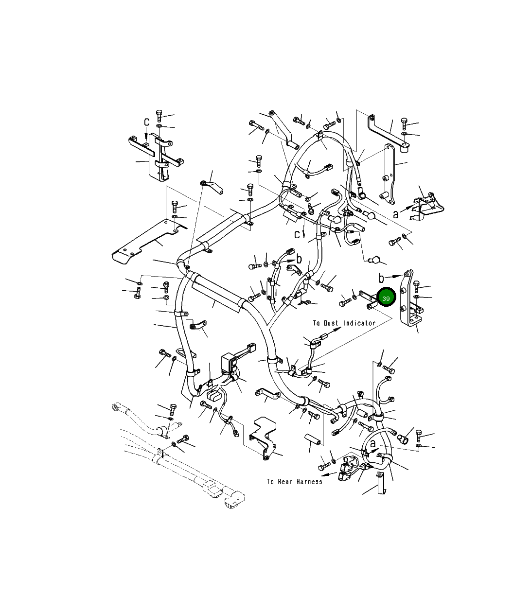Кронштейн 425-06-42430 Komatsu