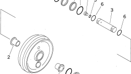 Направляющее колесо 207-30-68210 Komatsu