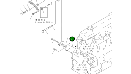 Кронштейн 6207-81-6510 Komatsu