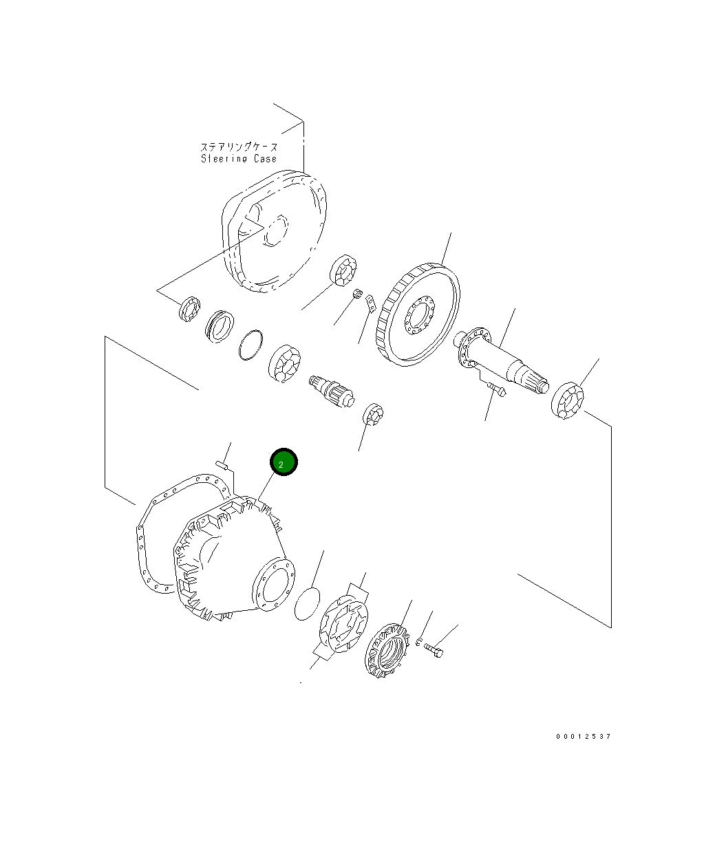 Корпус 10G-27-21111 Komatsu