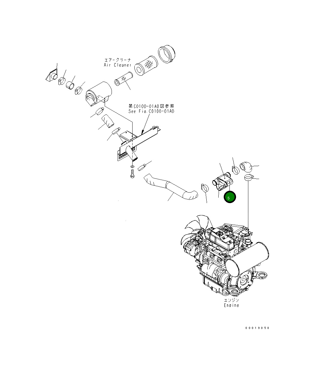 Лист 22L-01-21671 Komatsu