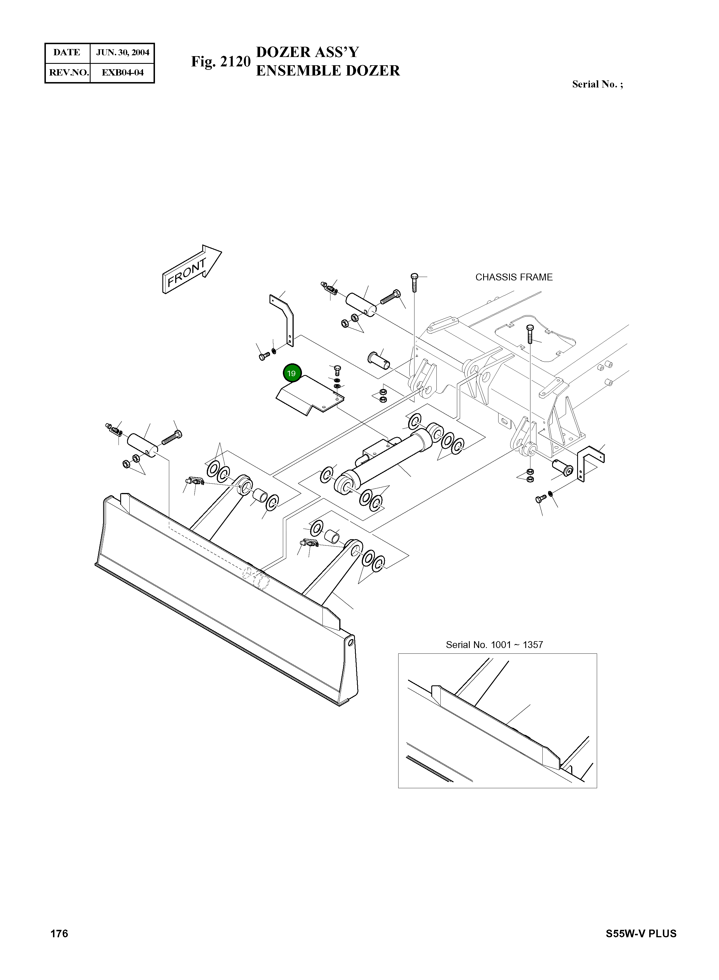 Кронштейн 195-01392 Komatsu
