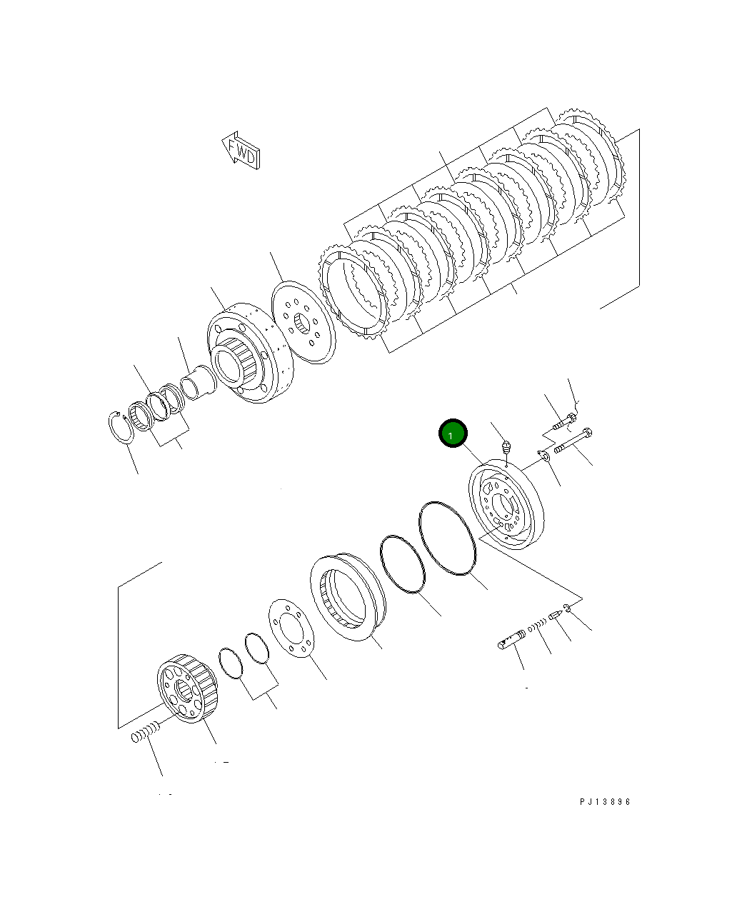Корпус 175-916-2541 Komatsu