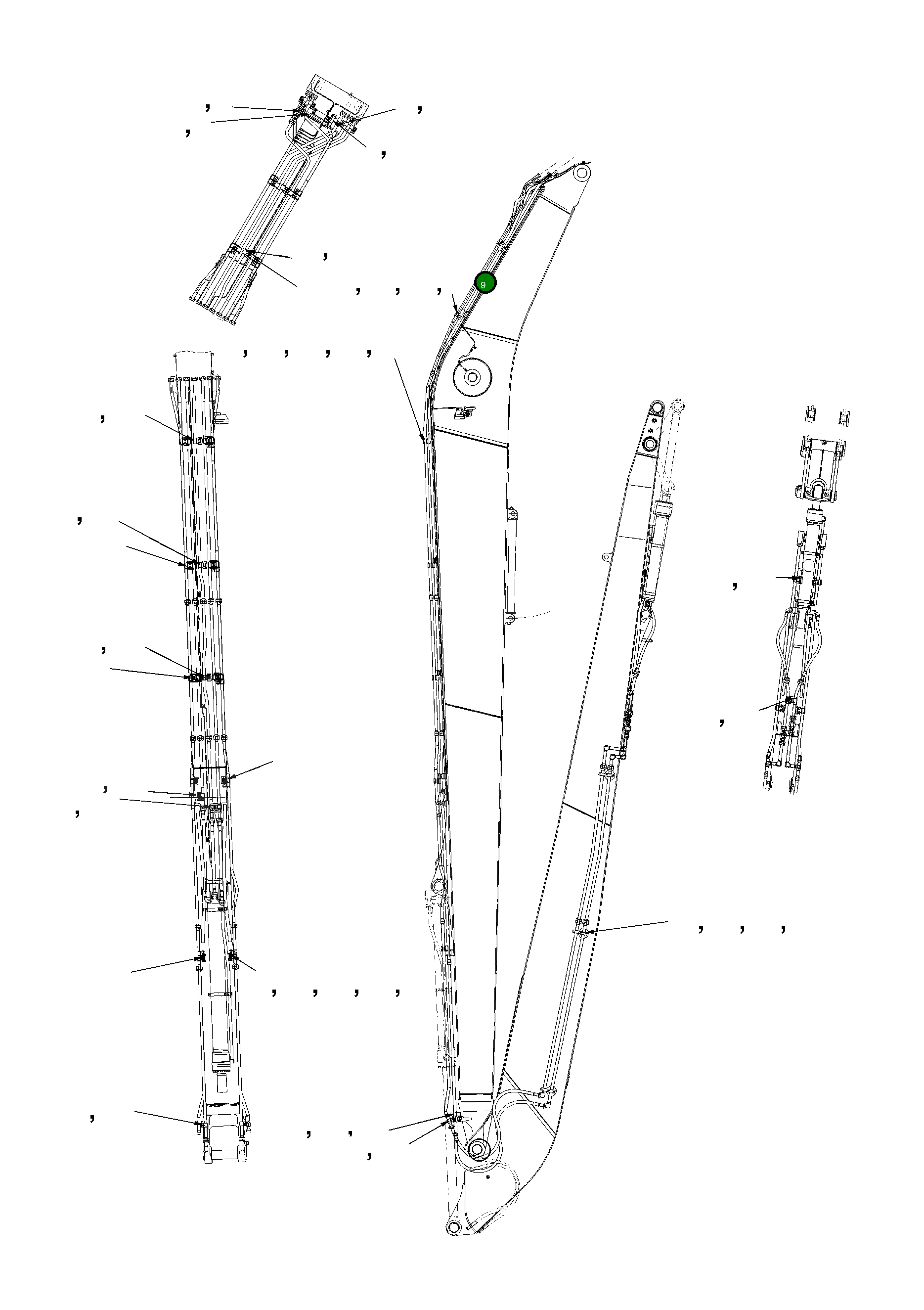 Кронштейн 206-62-73610 Komatsu