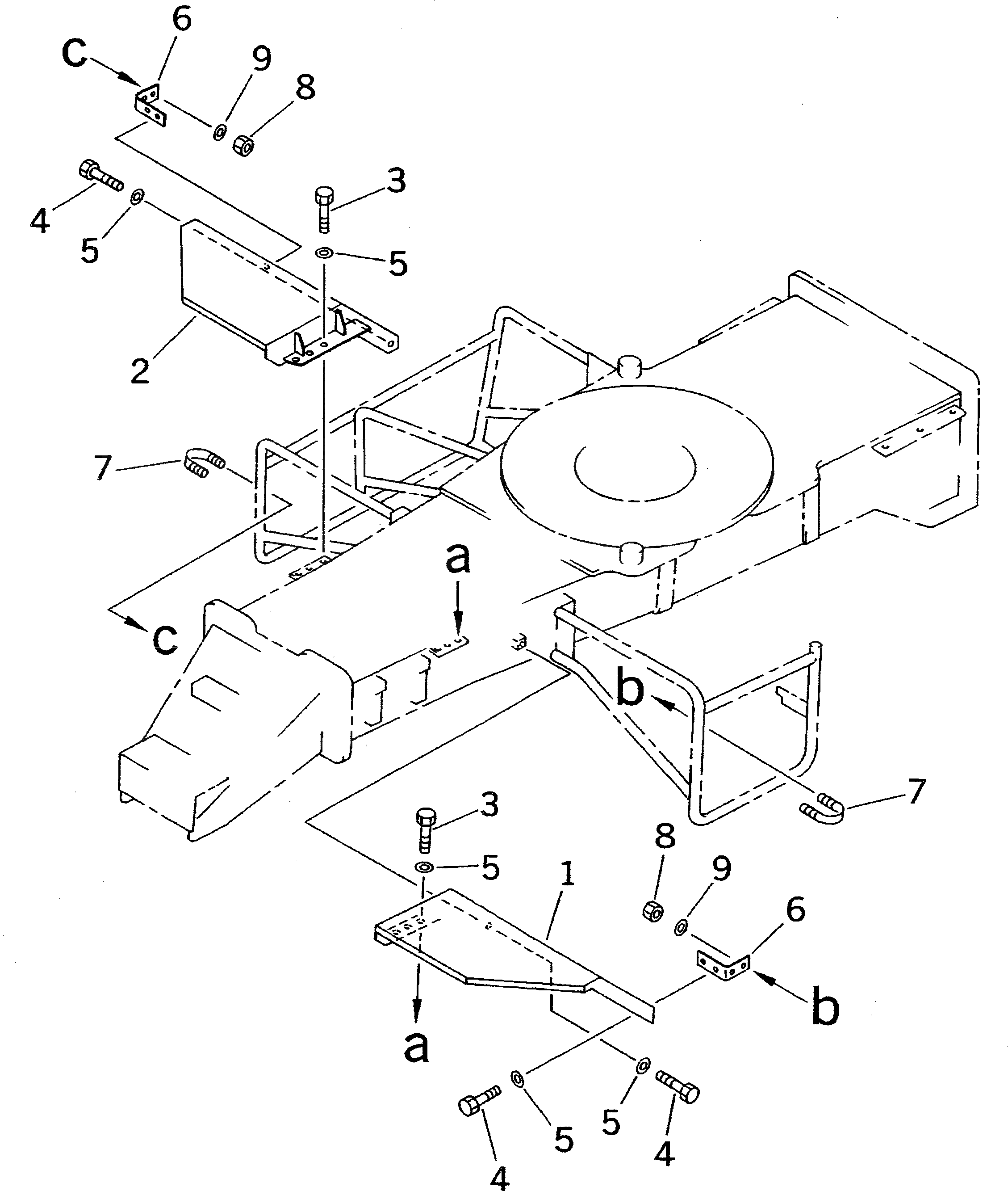 Кронштейн 20D-47-41490 Komatsu