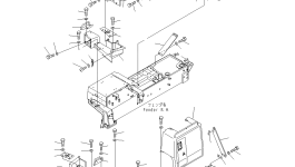Кронштейн 195-01-37150 Komatsu