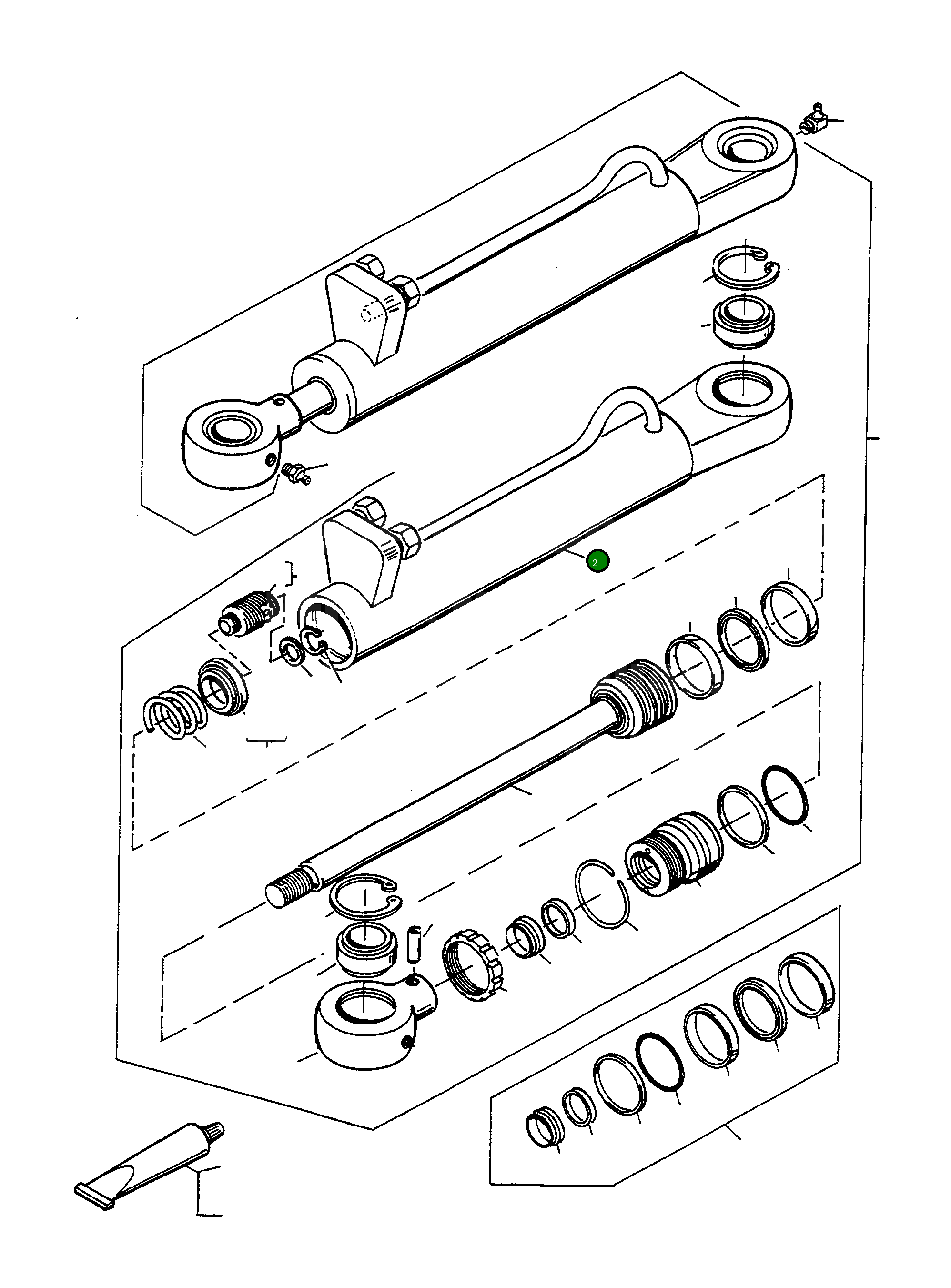 Корпус 3232435M91 Komatsu