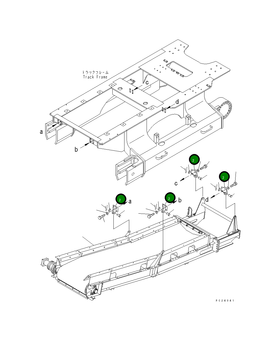 Кронштейн 8221-75-1122 Komatsu