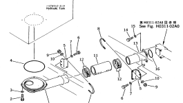 Трубка 209-62-55150 Komatsu