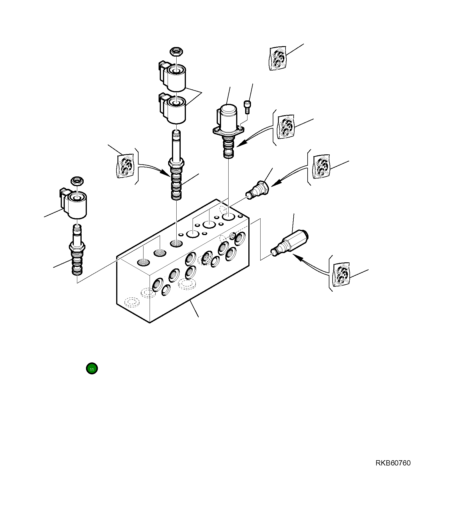 Катушка 21W-09-R3730 Komatsu