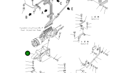 Кронштейн 6162-25-7640 Komatsu