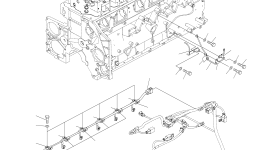 Кронштейн 6262-81-8430 Komatsu