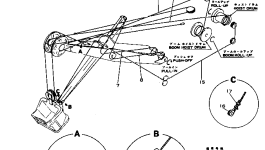 Палец 22-400393-01 Komatsu