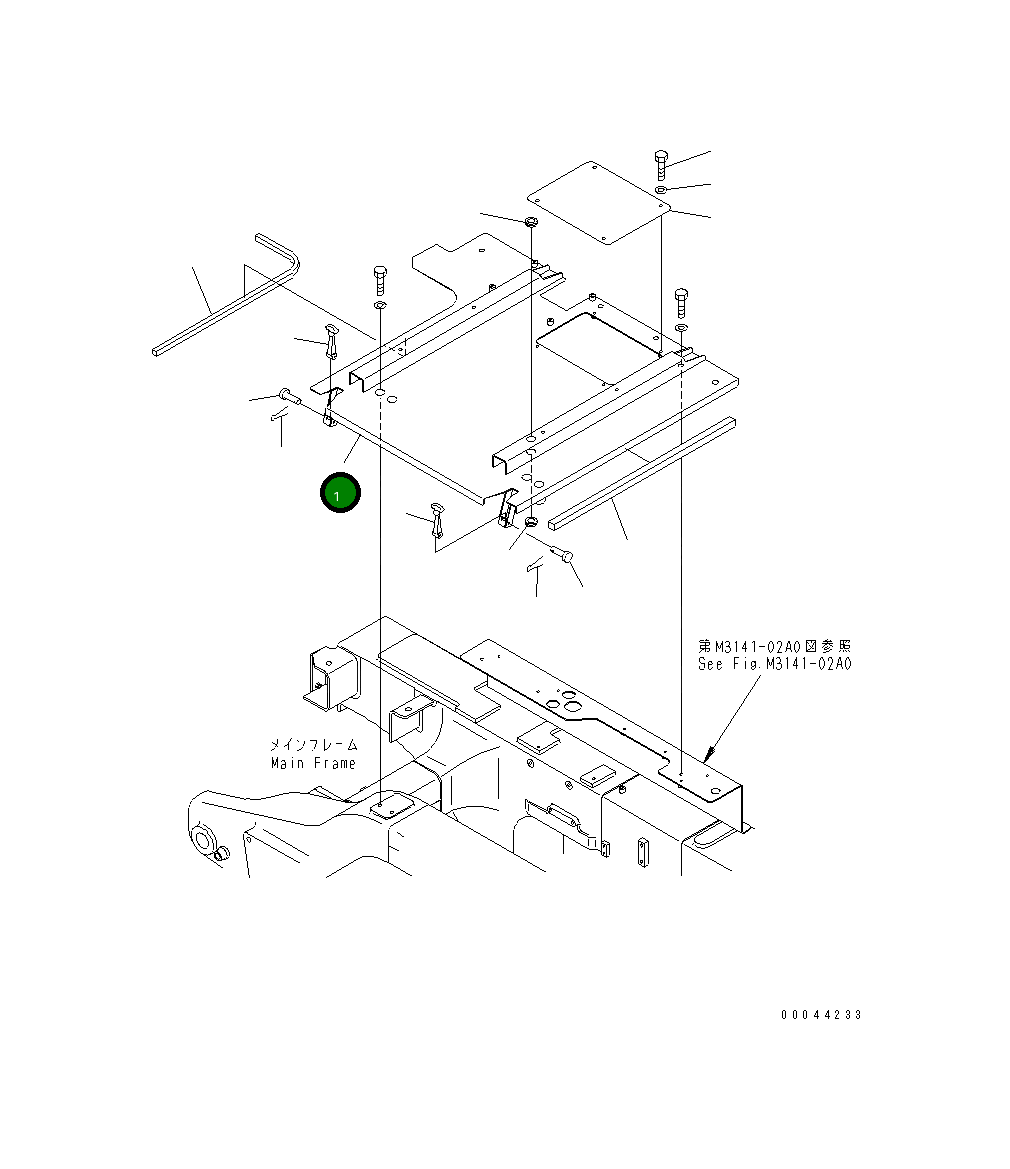 Капот 569-54-88221 Komatsu