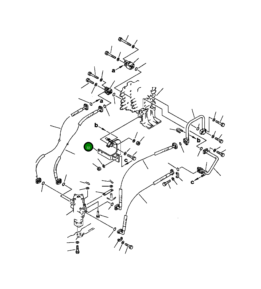 Кронштейн 204-970-1880 Komatsu