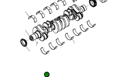 Коленчатый вал 6754-32-1310 Komatsu