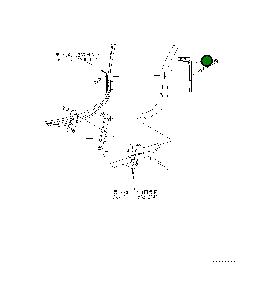 Кронштейн 418-62-31563 Komatsu