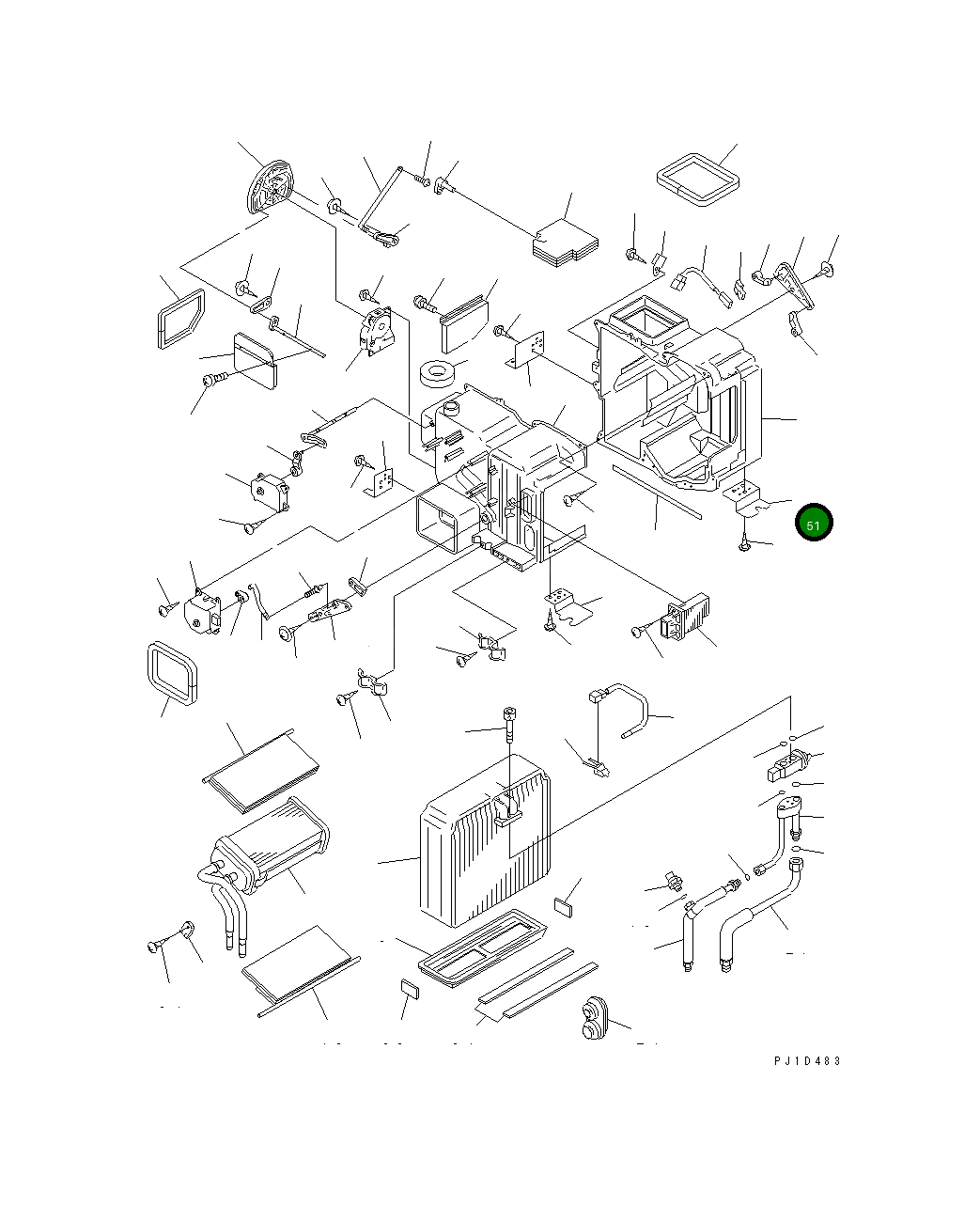Кронштейн ND146525-6070 Komatsu