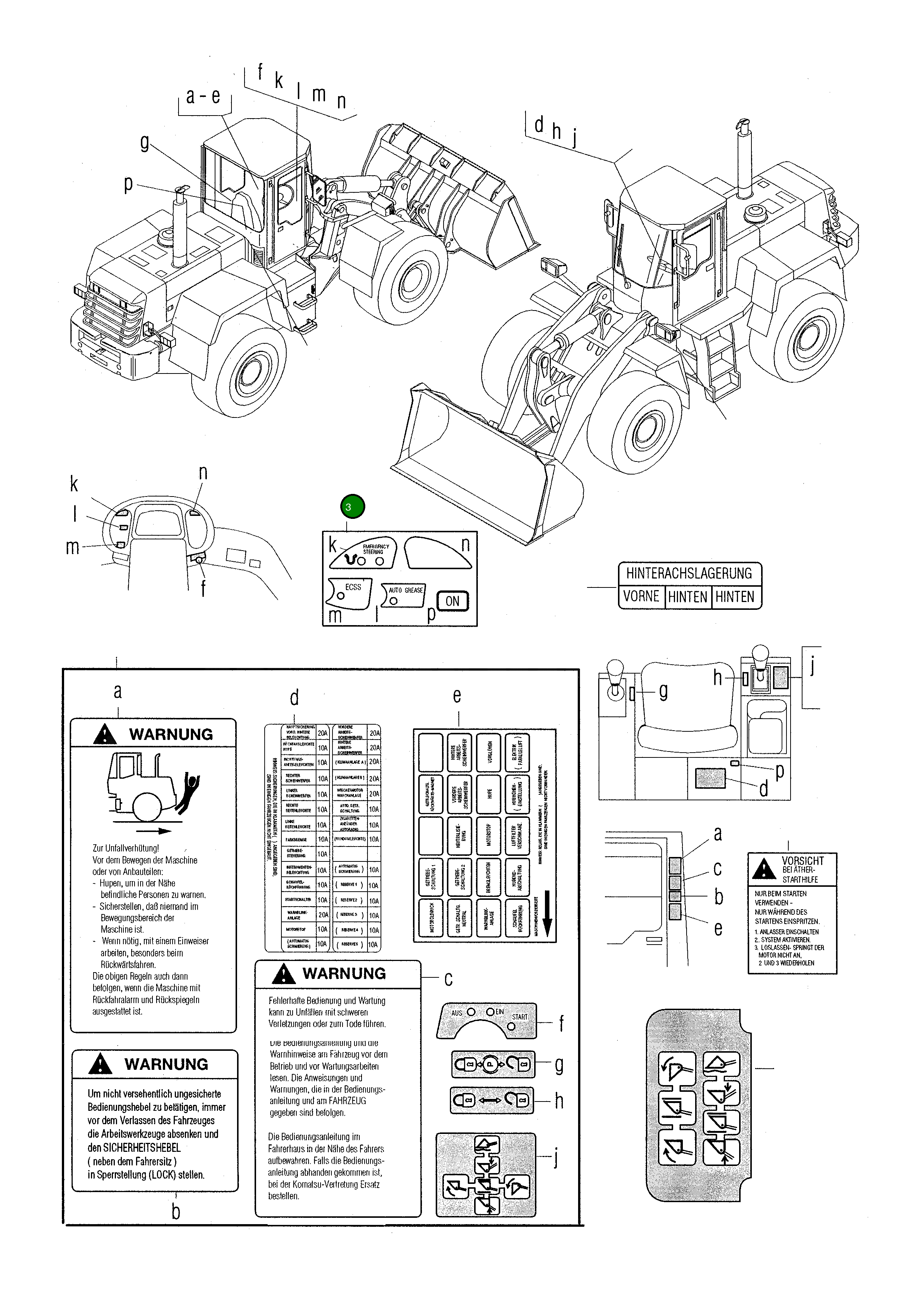 Наклейка 424-V07-H080 Komatsu