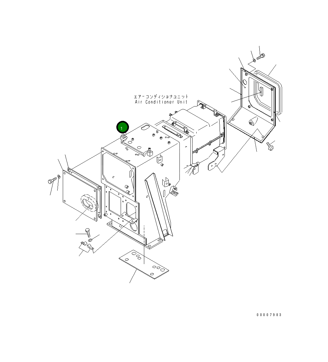 Кронштейн 134-X11-1310 Komatsu
