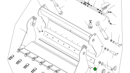 Нож 416-71-H0P38 Komatsu