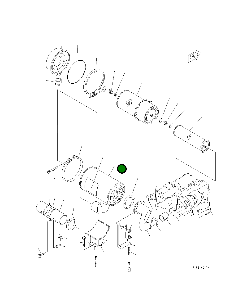 Корпус 600-181-8320 Komatsu
