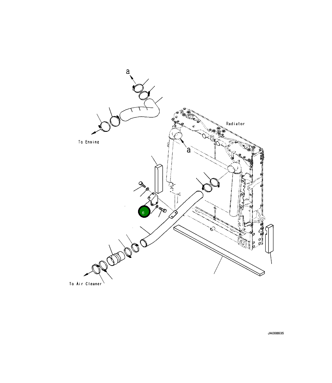Кронштейн 425-03-41670 Komatsu