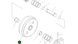 Направляющее колесо 21M-30-17100 Komatsu