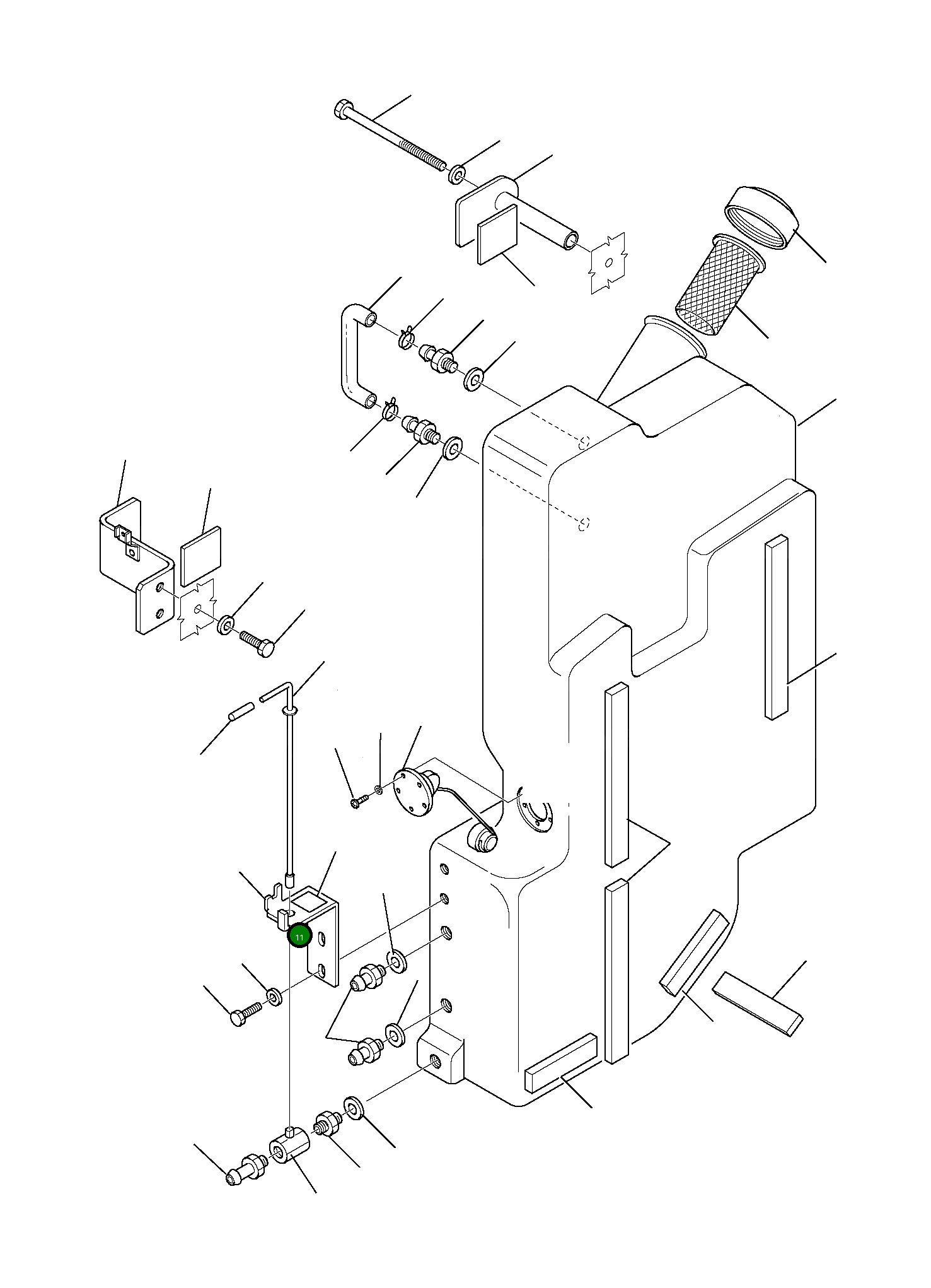 Кронштейн 37A-04-11311 Komatsu