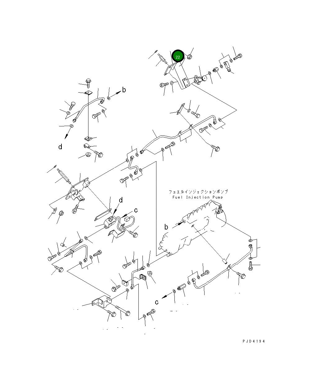 Кронштейн 6215-71-4840 Komatsu