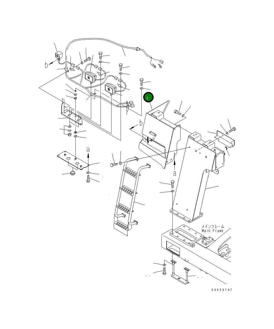 Опора 569-85-88330 Komatsu