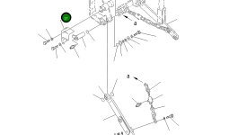 Кронштейн 120-X54-1750 Komatsu
