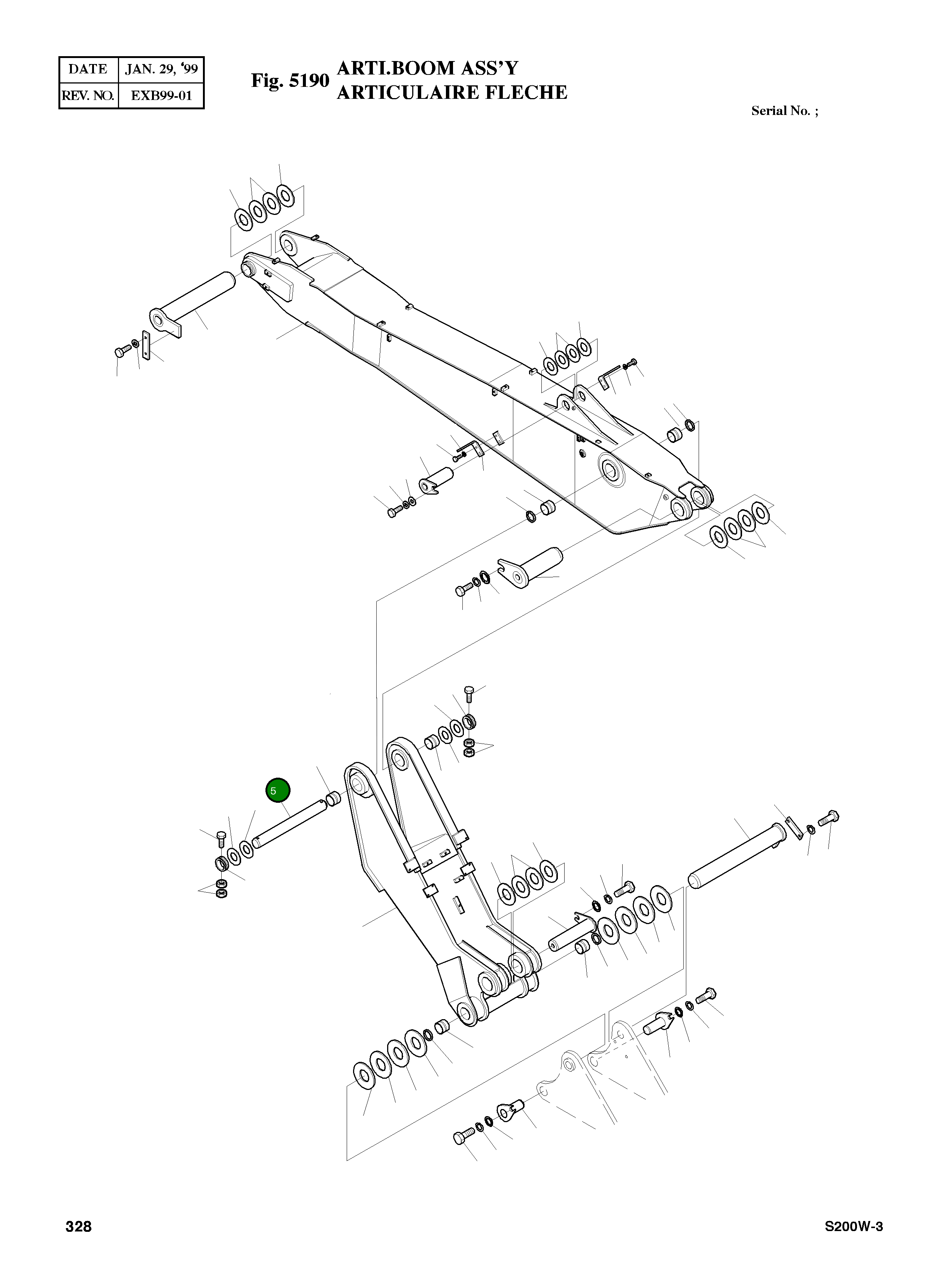 Палец 2123-4210 Komatsu