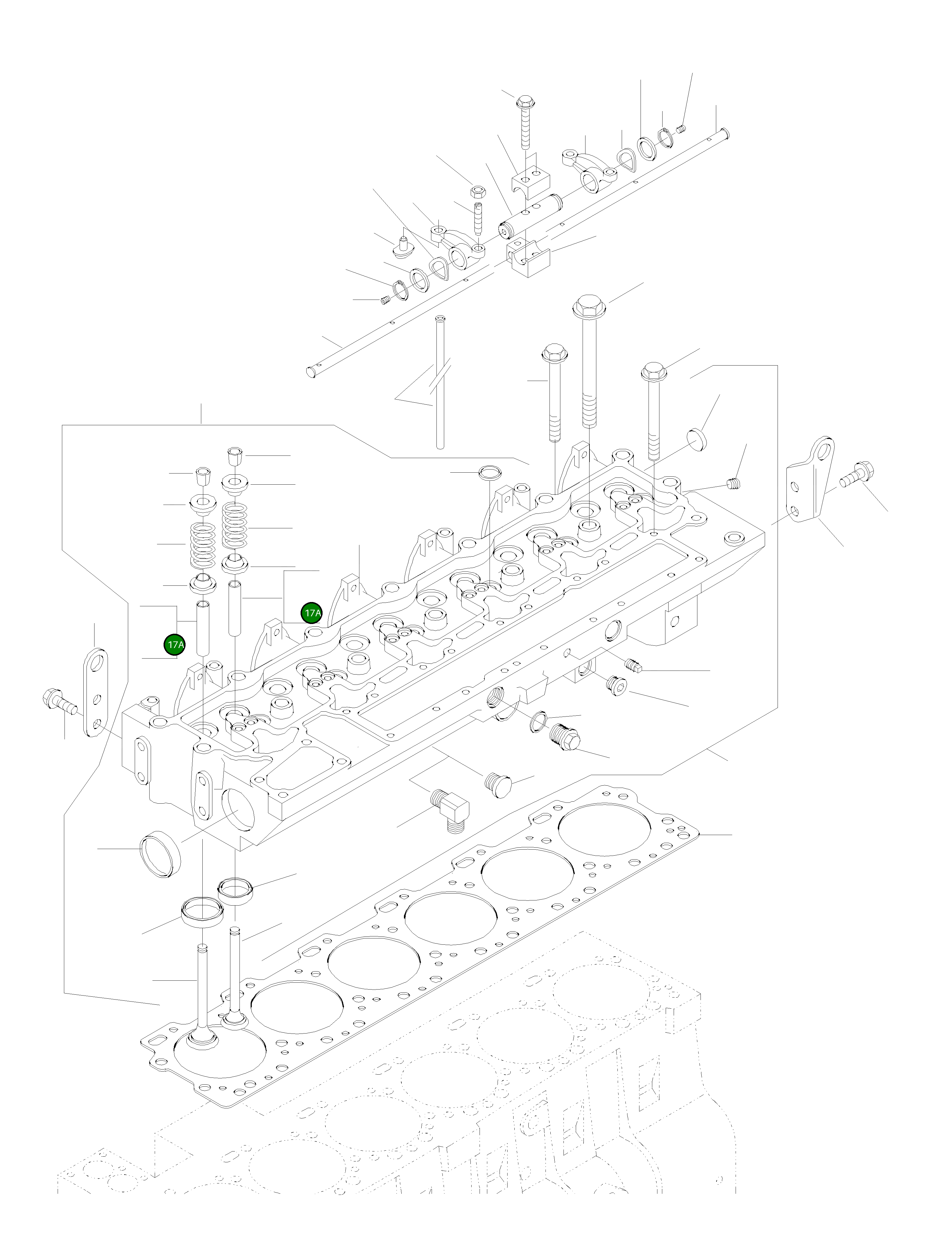 Направляющая клапана CU3925472 Komatsu