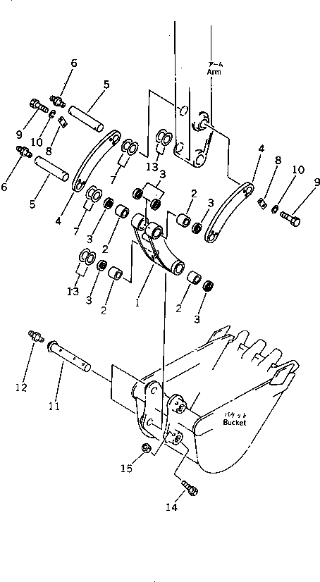 Палец 21E-70-11180 Komatsu