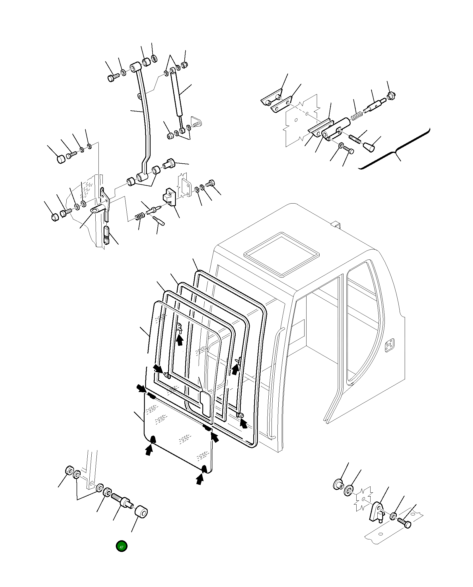 Палец 21D-54-14710 Komatsu